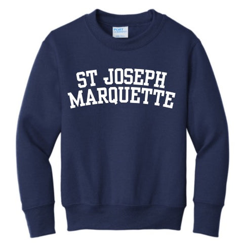 SJMMS PC90 Essential Fleece Crewneck Sweatshirt - NAVY