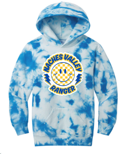 NVPTSA Port & Co Youth Crystal Tie-Dye Hoodie PC144Y