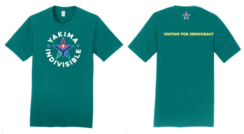 Yakima Invisible - Port & Co Fan Favorite Tee Teal - PC450
