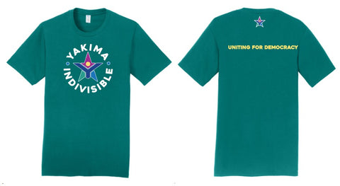 Yakima Invisible - Port & Co Fan Favorite Tee Teal - PC450