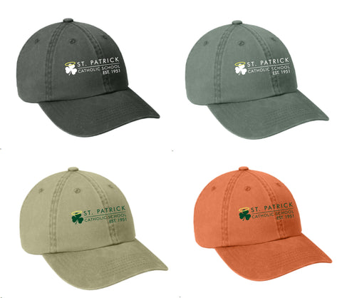 St. Pats Port Authority® Garment Washed 'dad' Cap PWU (H)