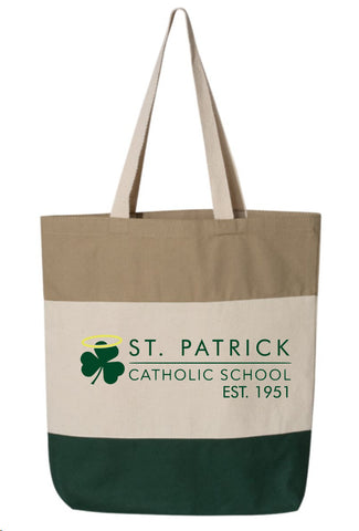 St. Pats Q-Tees  11L Tri-Color Tote - Q125900