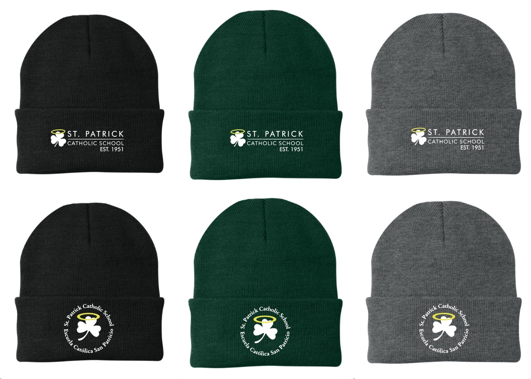 St. Pats Sportsman - 12 Solid Cuffed Beanie - SP12