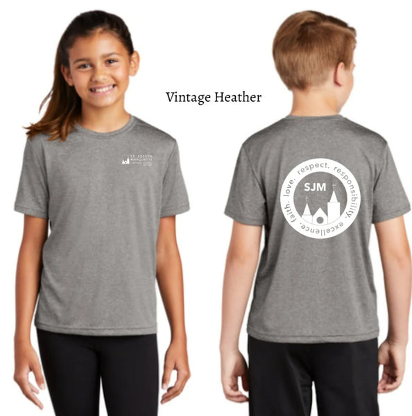 SJMMS ST360 Sport-Tek Heather Contender Tee