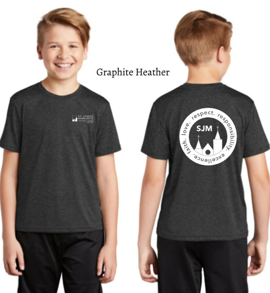 SJMMS ST360 Sport-Tek Heather Contender Tee