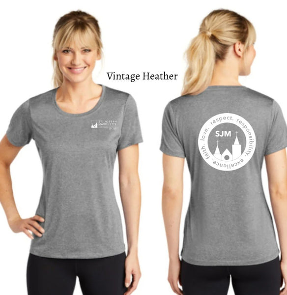 SJMMS ST360 Sport-Tek Heather Contender Tee