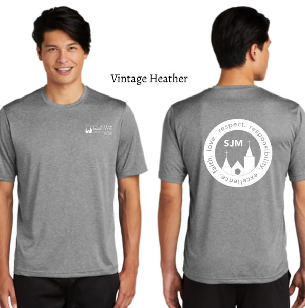 SJMMS ST360 Sport-Tek Heather Contender Tee