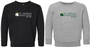 Toddler St. Pats Crewneck Sweatshirt Rabbit Skins (H) 3317