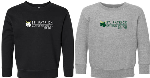 Toddler St. Pats Crewneck Sweatshirt Rabbit Skins (H) 3317