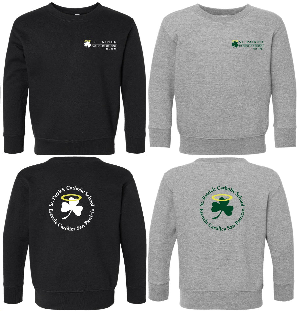 Toddler St. Pats Crewneck Sweatshirt (C+H)