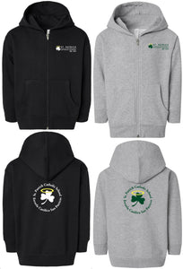 Toddler St. Pats Zip Hoodie (C+H)