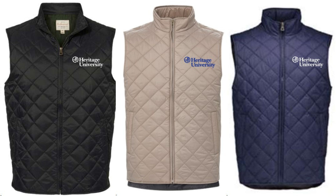 Heritage University - Weatherproof  Vintage Diamond Quilted Vest - 207359