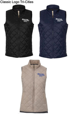 Heritage University | Tri-Cities - Weatherproof - Women's Vintage Diamond Quilted Vest - W207359