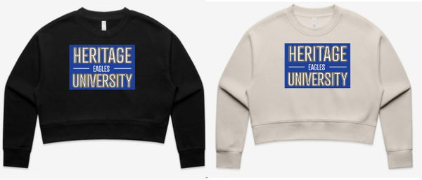 Heritage University - ASColour Wo's Relax Crop Crew 4169