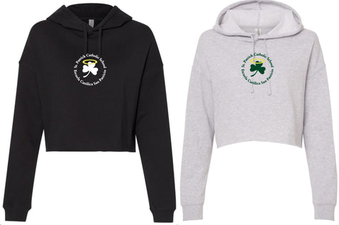 St. Pats Women’s Lightweight Crop Hooded Sweatshirt C