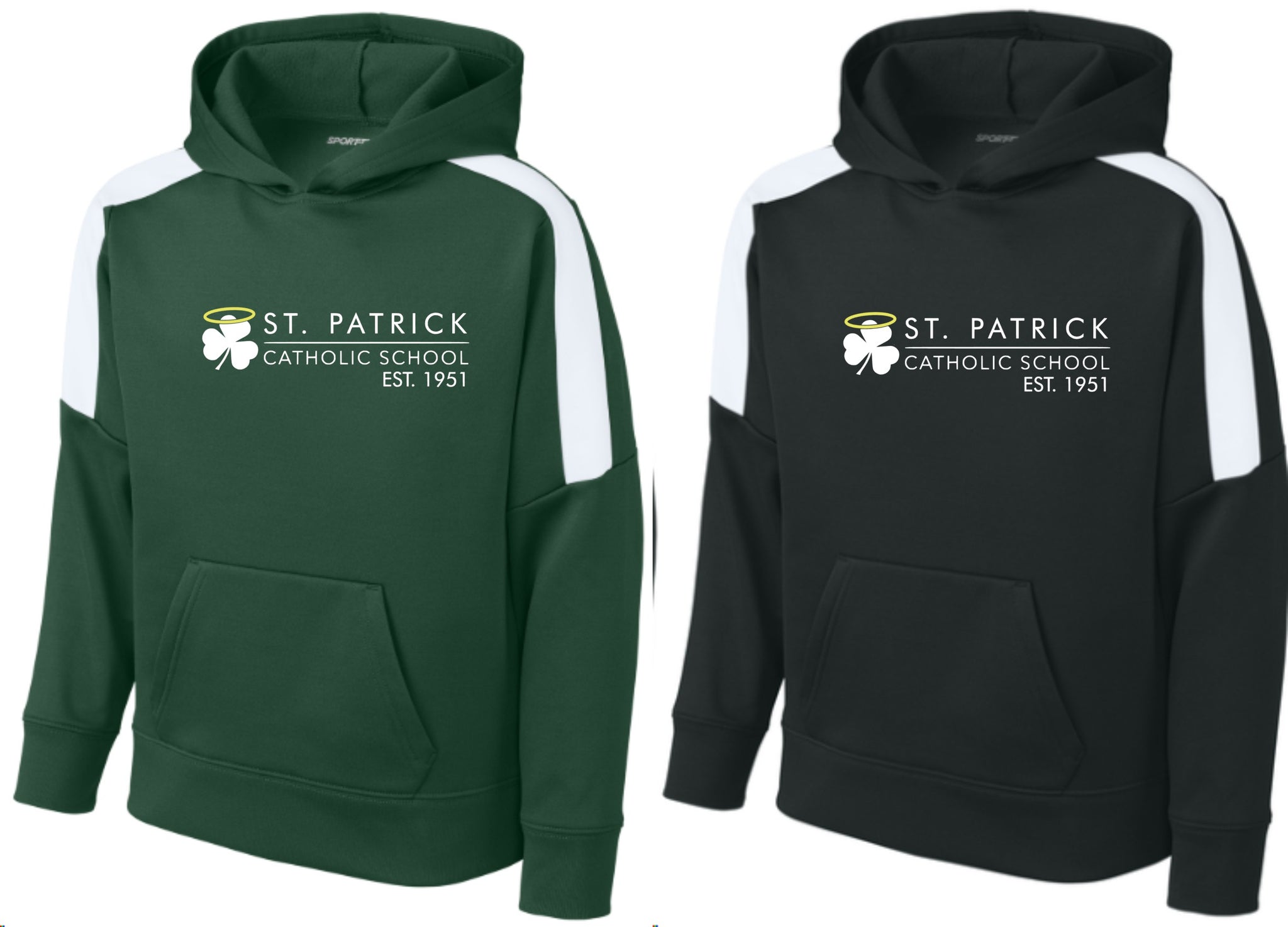 Youth Sport-Wick® Fleece United Pullover Hoodie H Sport-Tek YST255