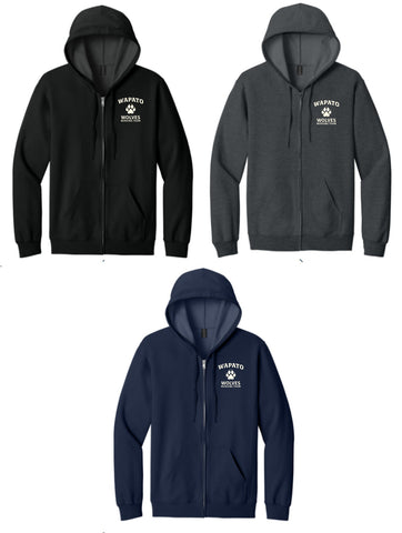 WAPATO NURSING SF600 Gildan Softstyle® Midweight Fleece Full-Zip Hooded Sweatshirt