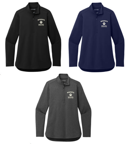 WAPATO NURSING LK880 Port Authority® Women's C-FREE® Double Knit 1/4-Zip