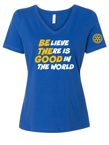 BE THE GOOD ROTARY WOMEN'S V-NECK