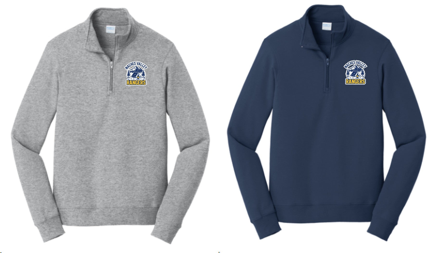 NVPTSA Port & Co ADULT Fleece 1/4-Zip Pullover Sweatshirt PC850Q