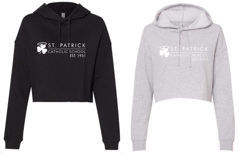 St. Pat's Women’s Lightweight Crop Hooded Sweatshirt H