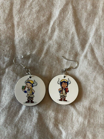 SELAH VIKINGS ROUND EARRINGS