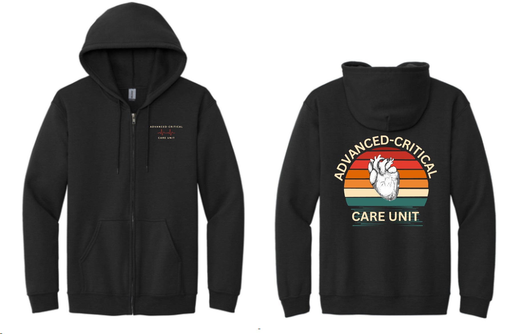 YAKIMA MEMORIAL ICU Gildan Heavy Blend™ Full-Zip Hooded Sweatshirt 18600