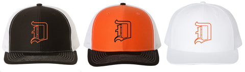 DAVIS VOLLEYBALL EMBROIDERED Richardson Snapback Trucker Cap - 112