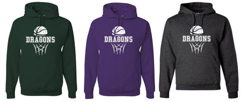 WV DRAGONS DISTRESSED HOODIE