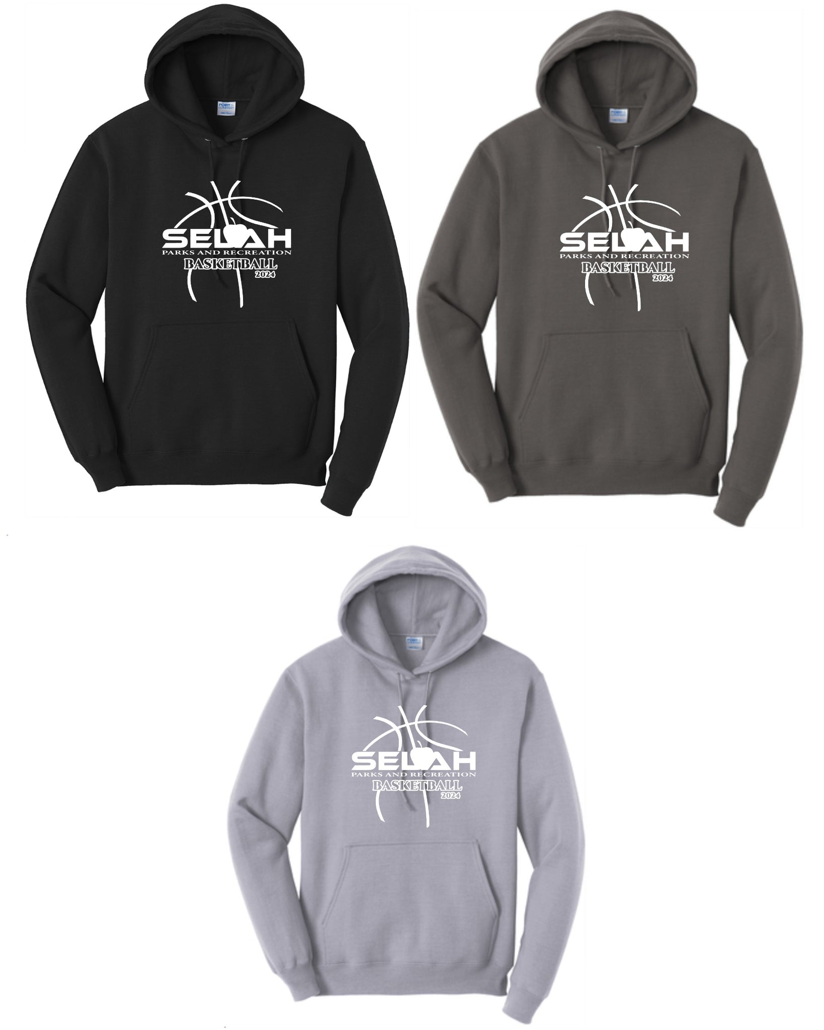 SELAH PARKS & REC BASKETBALL HOODIE