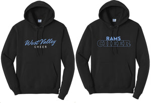 WV CHEER Fleece Pullover Hooded Sweatshirt PC78H