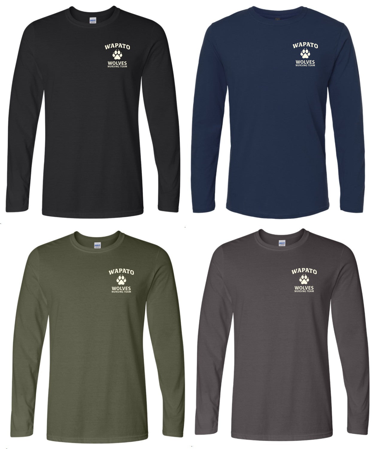 WAPATO NURSING Gildan Unisex Softstyle® Long Sleeve T-Shirt - 64400