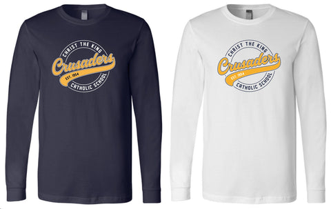 CHRIST THE KING BELLA CANVAS Jersey Long Sleeve Tee - 3501