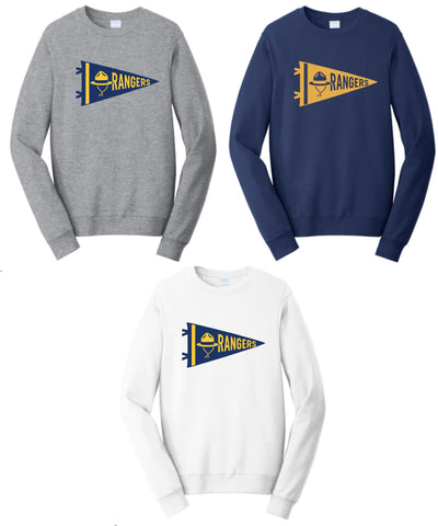NVPTSA Port & Co Crewneck Sweatshirt PC850 LOGOS 5-8