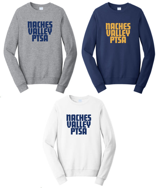 NVPTSA Port & Co Crewneck Sweatshirt PC850 LOGOS 5-8