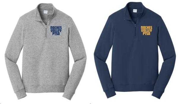 NVPTSA Port & Co ADULT Fleece 1/4-Zip Pullover Sweatshirt PC850Q