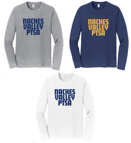 NVPTSA Port & Co Long Sleeve Tee PC450LS LOGOS 5-8