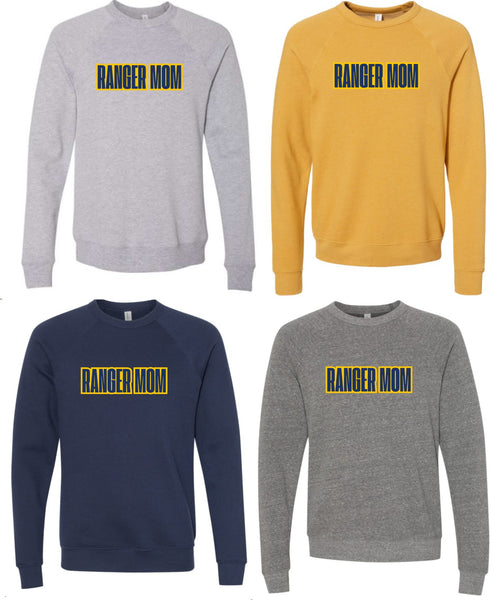 NVPTSA BELLA CANVAS Raglan Crewneck Sweatshirt 3901 Logos 1-4