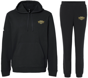 Black and white adidas sweatsuit sales