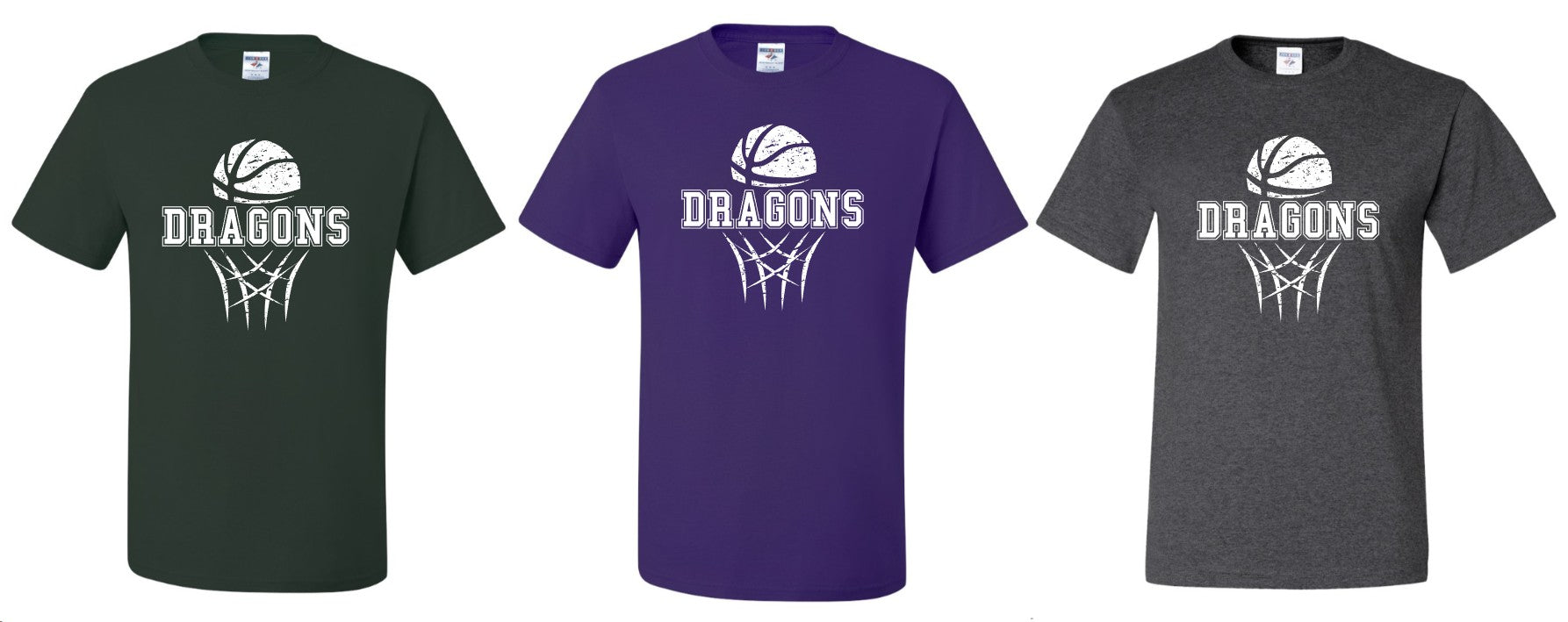 WV DRAGONS DISTRESSED T-SHIRT