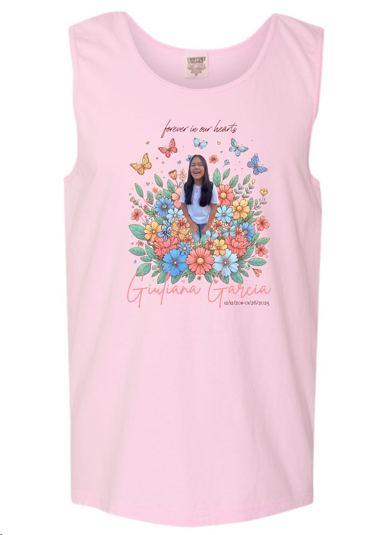 GIULIANA Garment-Dyed Heavyweight Tank Top - 9360