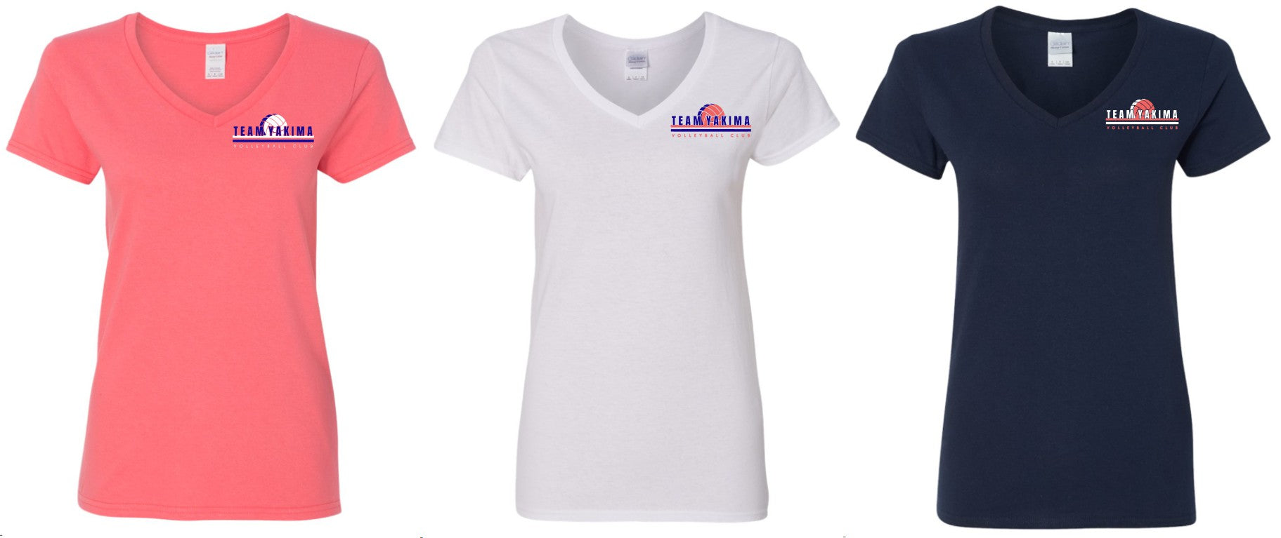 TEAM YAKIMA VOLLEYBALL Gildan Women's Heavy Cotton™ V-Neck T-Shirt - 5V00L