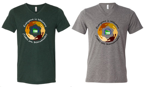 YIRN BELLA + CANVAS Unisex Triblend V-Neck Tee - 3415