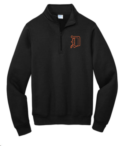 DAVIS VOLLEYBALL PC78Q Core Fleece 1/4-Zip Pullover Sweatshirt