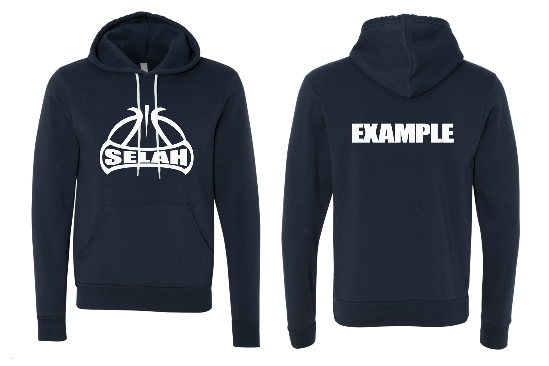 Youth Selah Basketball Hoodie - Navy