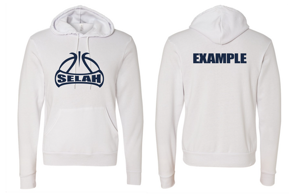 Youth Selah Basketball Hoodie - White