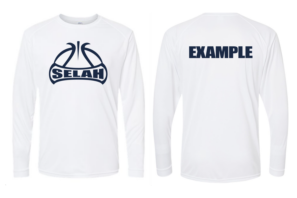 Adult Selah Basketball Performance Long Sleeve - Navy – Apple & Vine Co.