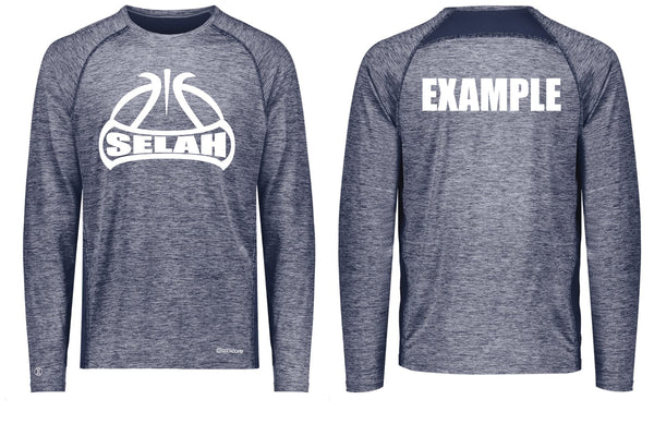Adult Selah Basketball Performance Long Sleeve - Navy – Apple & Vine Co.
