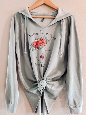 Voting Like A Lady Lightweight Sweatshirt