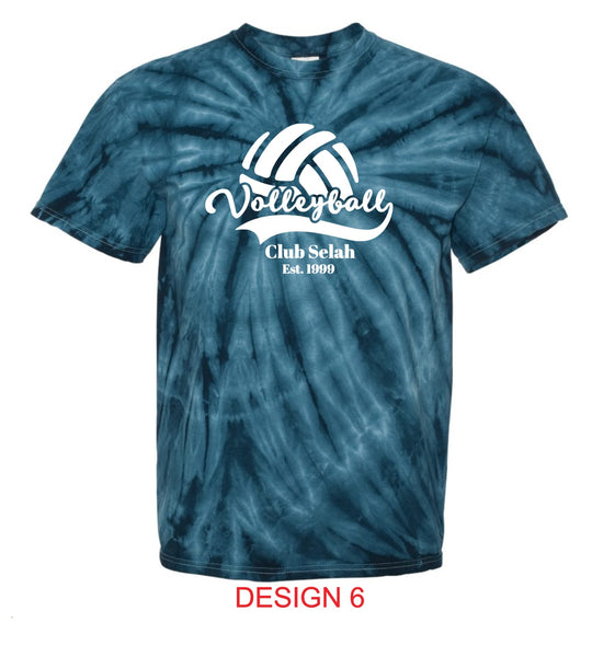Selah Volleyball Tie Dye T-Shirt